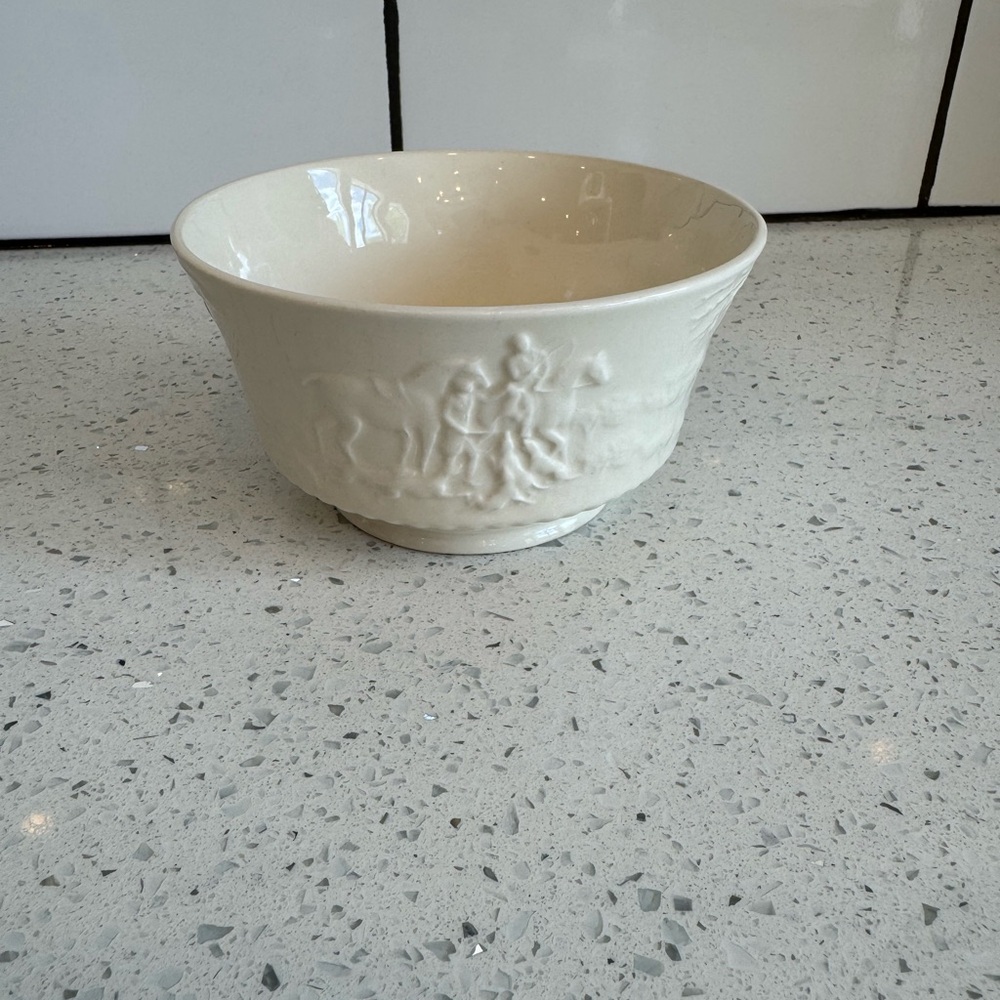 Wedgwood Footed Cranberry Bowl